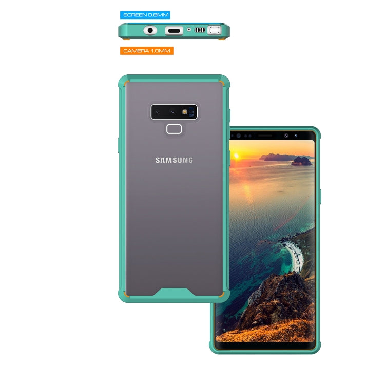 Acrylic + TPU Shockproof Transparent Armor Protective Case for Galaxy Note9