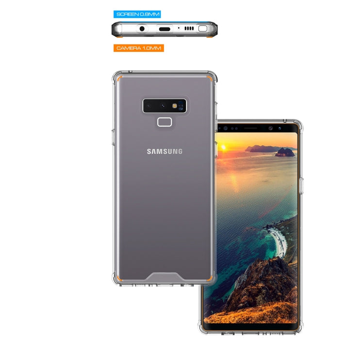 Acrylic + TPU Shockproof Transparent Armor Protective Case for Galaxy Note9