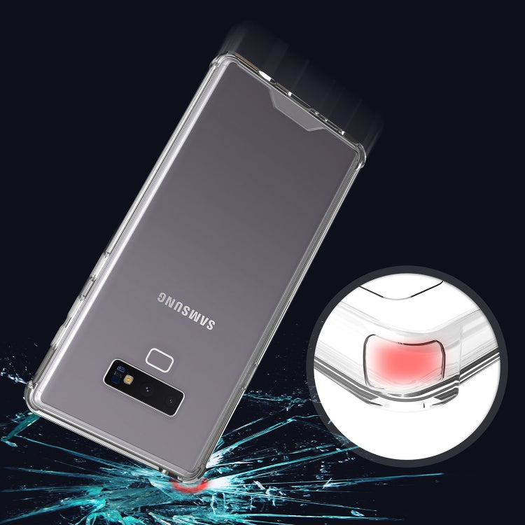 Acrylic + TPU Shockproof Transparent Armor Protective Case for Galaxy Note9