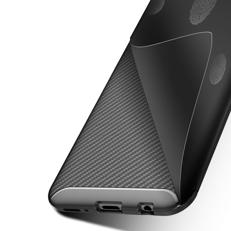 Carbon Fiber Texture Shockproof TPU Case for Galaxy A20e