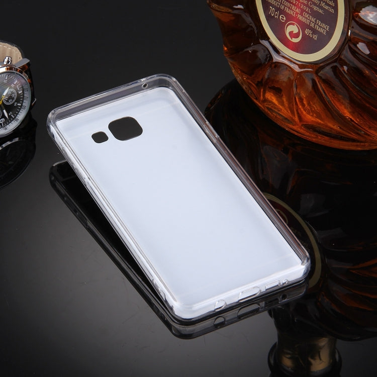 For Galaxy A9 / A900 Diamond Encrusted Electroplating Mirror Protective Cover Case with Hidden Ring Holder