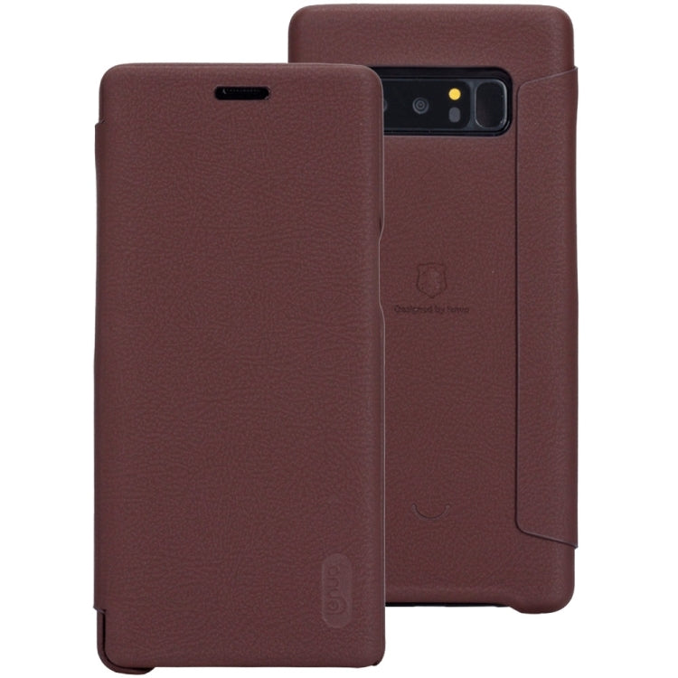 Lenuo for Galaxy Note 8 PU+PC Litchi Texture Horizontal Flip Leather Case with Card Slots