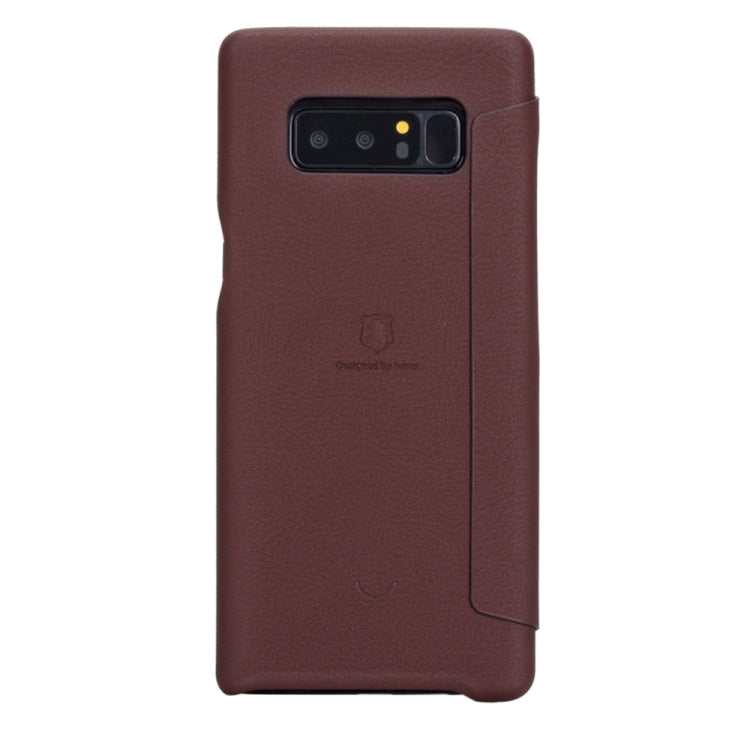 Lenuo for Galaxy Note 8 PU+PC Litchi Texture Horizontal Flip Leather Case with Card Slots