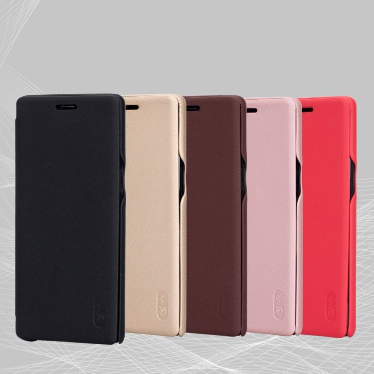 Lenuo for Galaxy Note 8 PU+PC Litchi Texture Horizontal Flip Leather Case with Card Slots