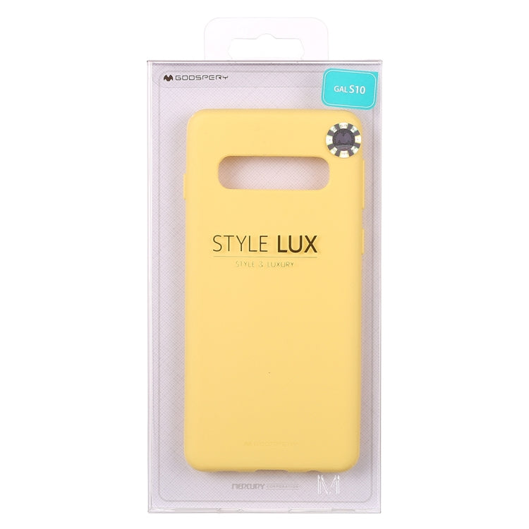 GOOSPERY STYLE LUX Series Shockproof Soft TPU Case for Galaxy S10