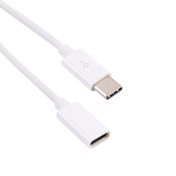 USB-C / Type-C Male to Type-C Female Extended Cable, Length: 20cm (White)