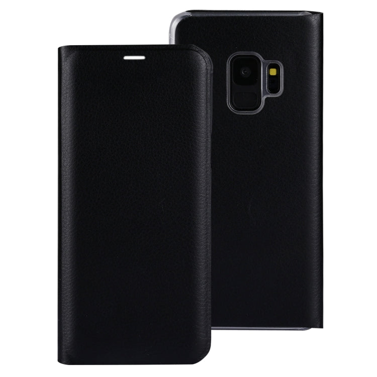 For Galaxy S9 Ultra-thin Lichi Texture Horizontal Flip Leather Case with Card Slot