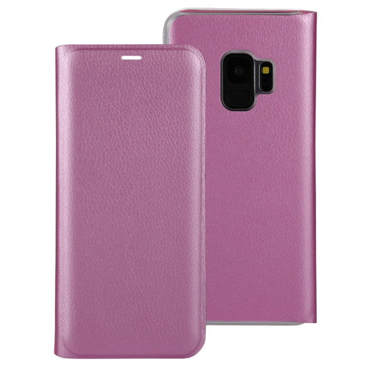 For Galaxy S9 Ultra-thin Lichi Texture Horizontal Flip Leather Case with Card Slot