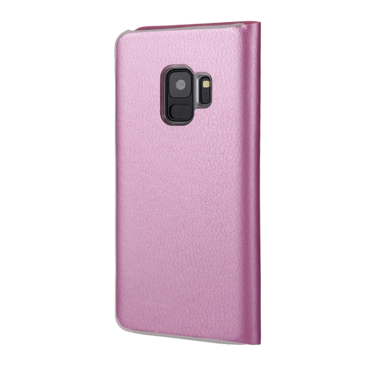 For Galaxy S9 Ultra-thin Lichi Texture Horizontal Flip Leather Case with Card Slot