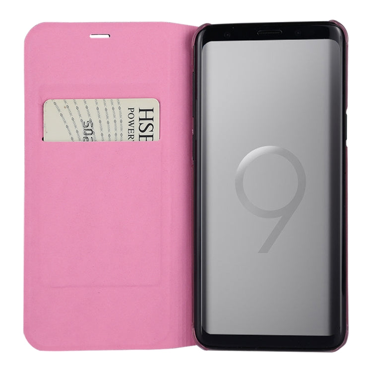 For Galaxy S9 Ultra-thin Lichi Texture Horizontal Flip Leather Case with Card Slot