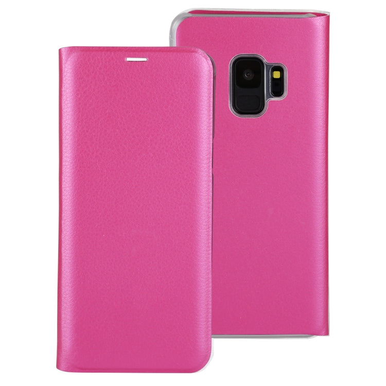 For Galaxy S9 Ultra-thin Lichi Texture Horizontal Flip Leather Case with Card Slot