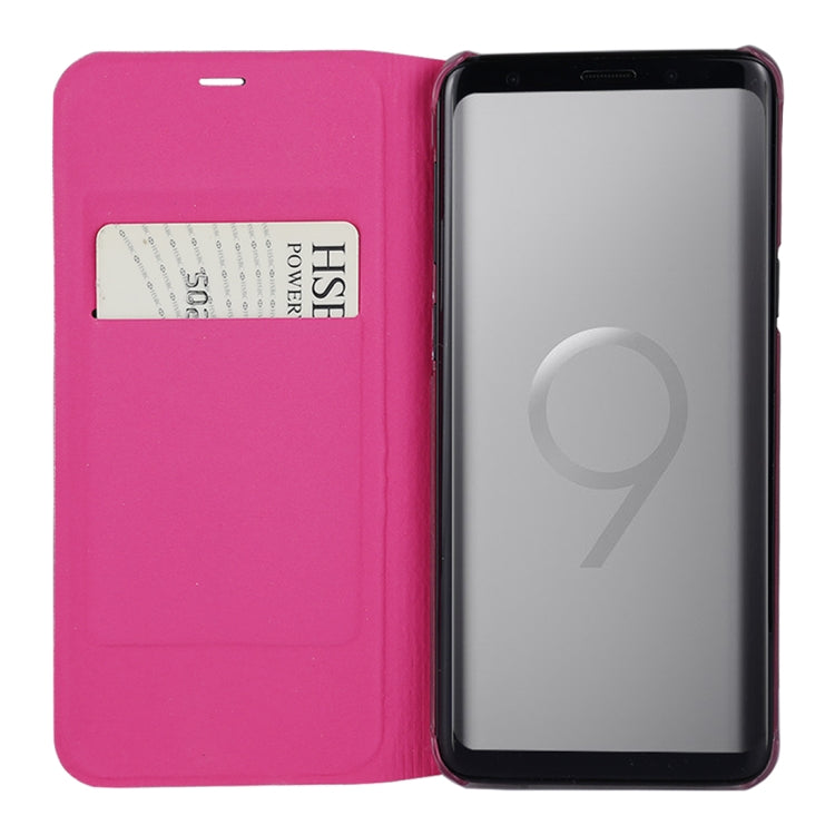 For Galaxy S9 Ultra-thin Lichi Texture Horizontal Flip Leather Case with Card Slot