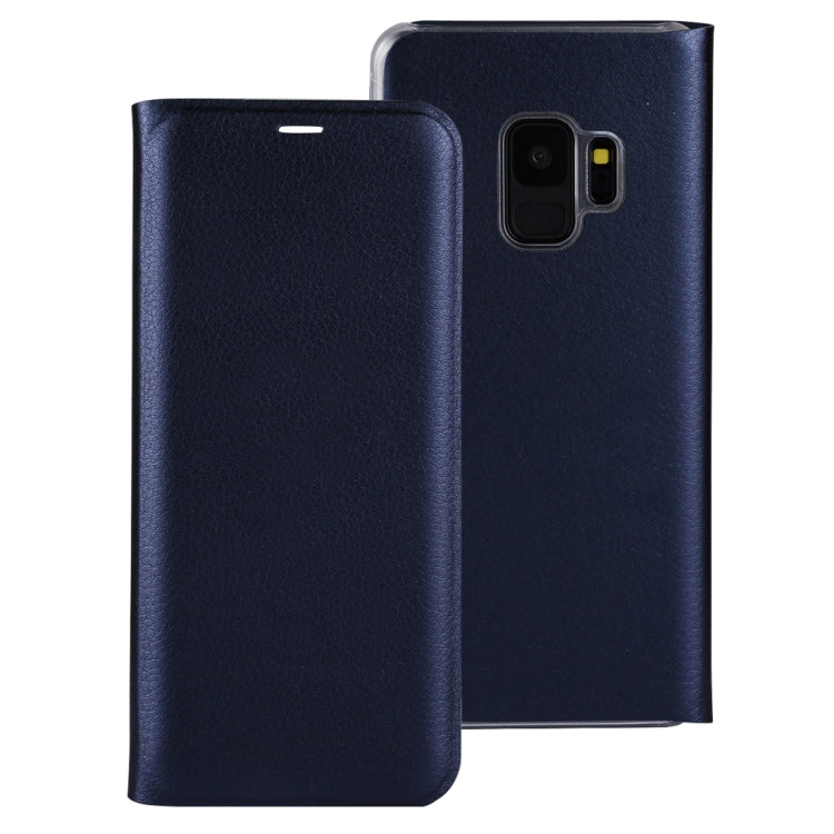 For Galaxy S9 Ultra-thin Lichi Texture Horizontal Flip Leather Case with Card Slot