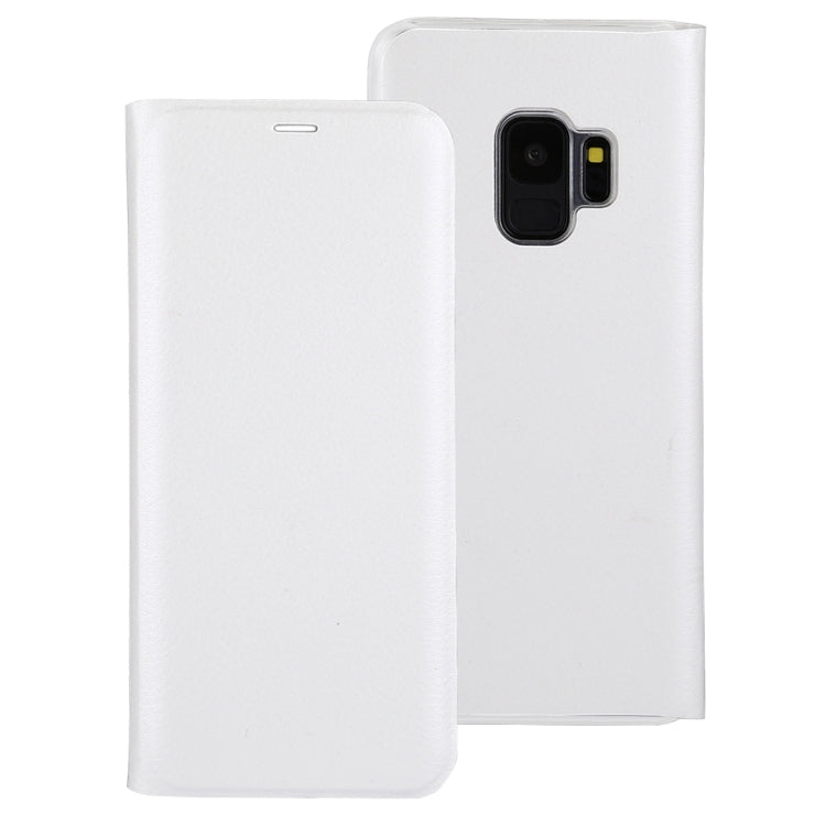 For Galaxy S9 Ultra-thin Lichi Texture Horizontal Flip Leather Case with Card Slot