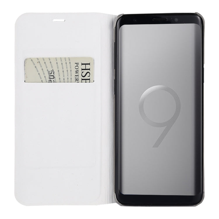 For Galaxy S9 Ultra-thin Lichi Texture Horizontal Flip Leather Case with Card Slot
