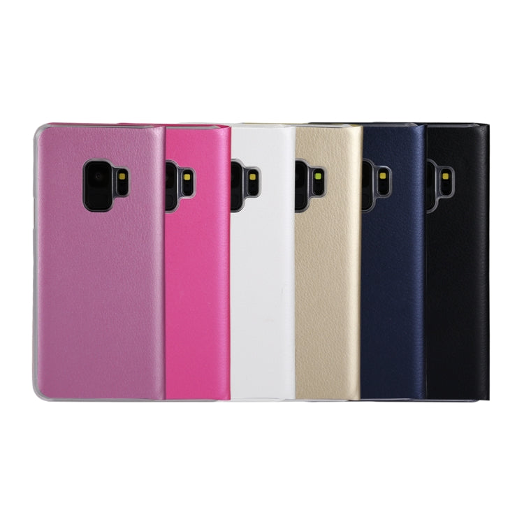 For Galaxy S9 Ultra-thin Lichi Texture Horizontal Flip Leather Case with Card Slot