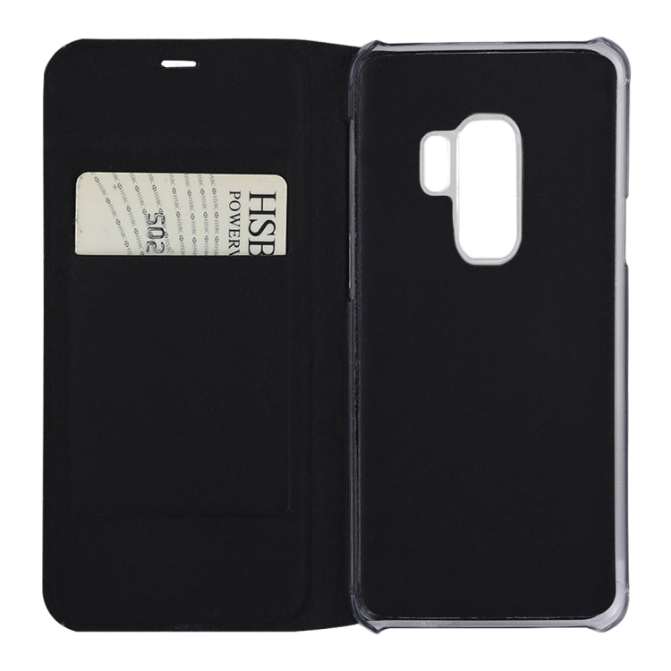 For Galaxy S9+ Ultra-thin Lichi Texture Horizontal Flip Leather Case with Card Slot