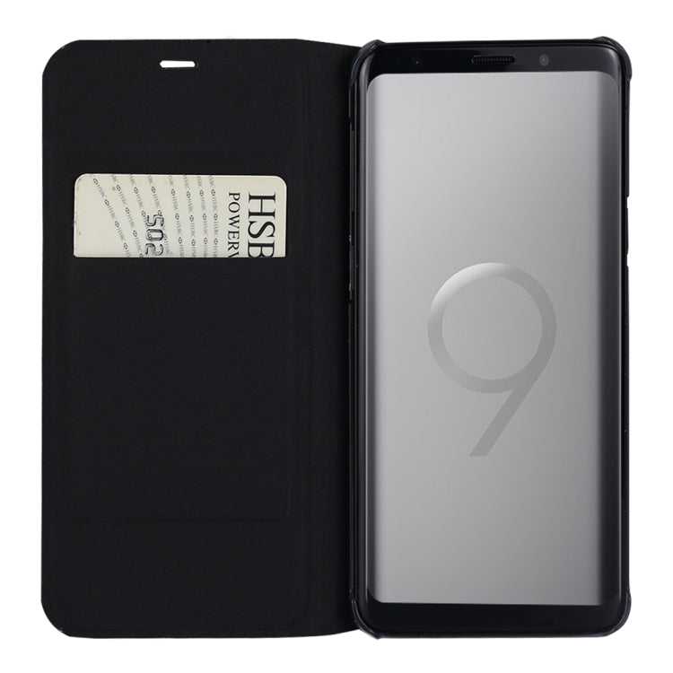 For Galaxy S9+ Ultra-thin Lichi Texture Horizontal Flip Leather Case with Card Slot