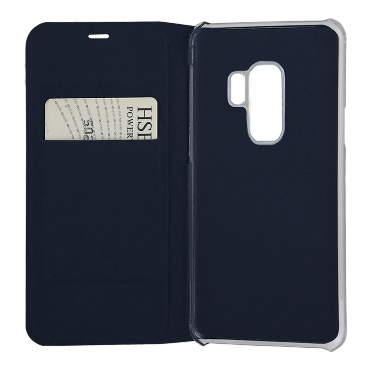 For Galaxy S9+ Ultra-thin Lichi Texture Horizontal Flip Leather Case with Card Slot