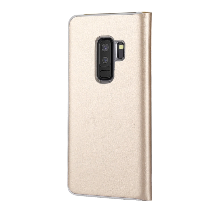 For Galaxy S9+ Ultra-thin Lichi Texture Horizontal Flip Leather Case with Card Slot