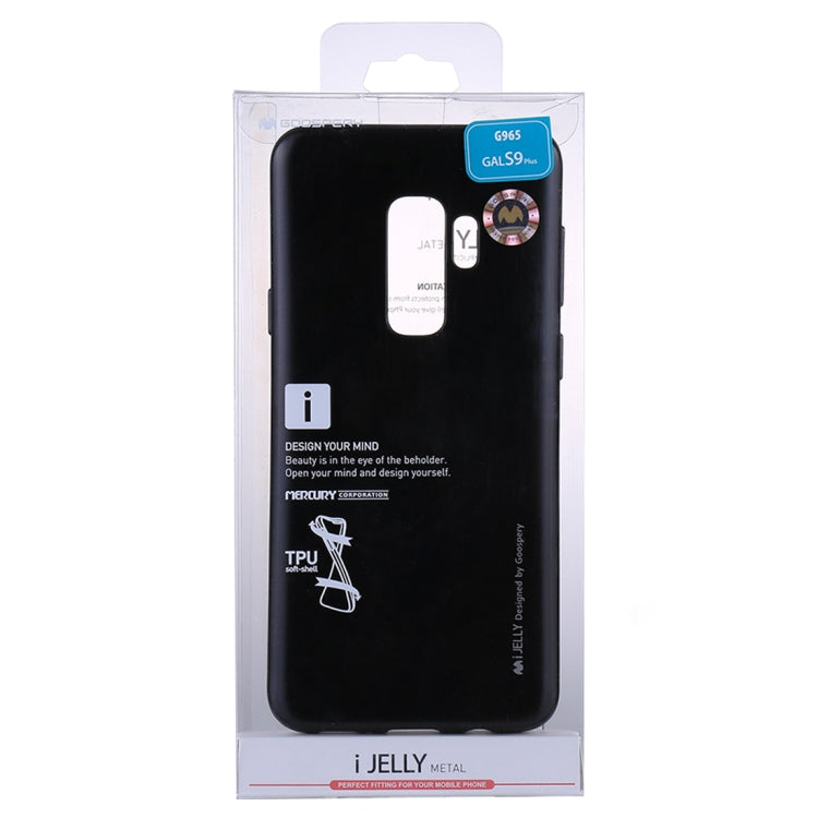 GOOSPERY I JELLY METAL for Galaxy S9+ TPU Full Coverage Soft Protective Back Case