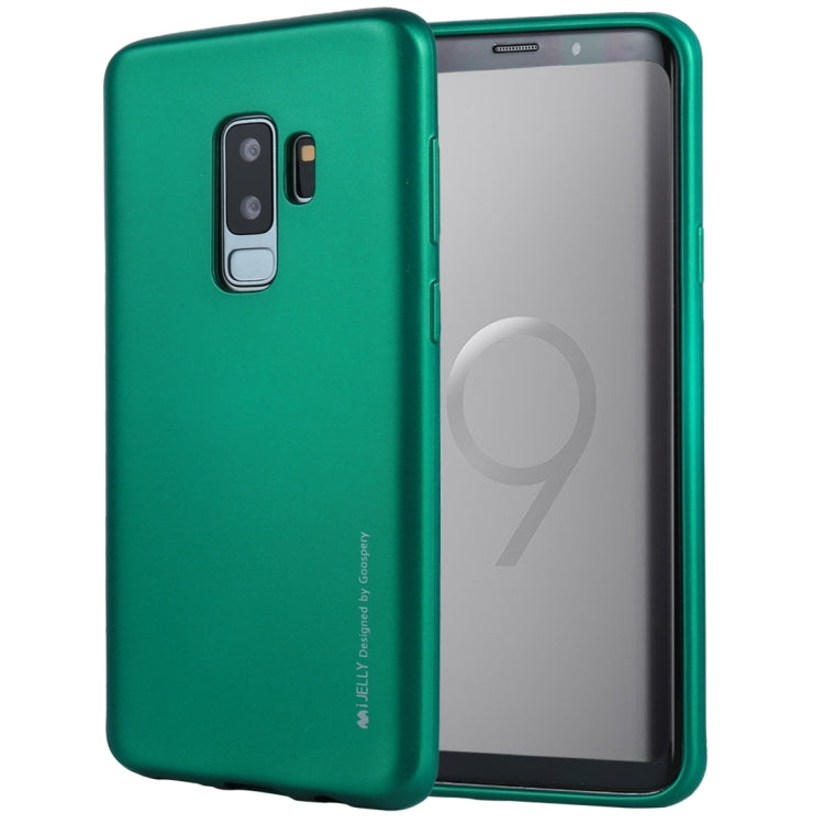 GOOSPERY I JELLY METAL for Galaxy S9+ TPU Full Coverage Soft Protective Back Case