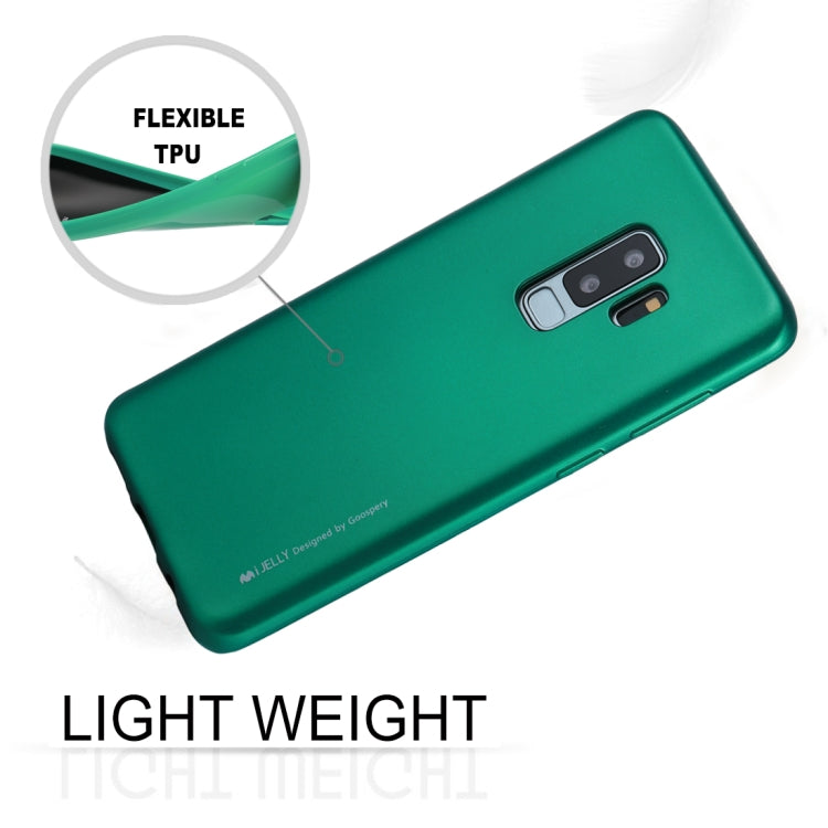GOOSPERY I JELLY METAL for Galaxy S9+ TPU Full Coverage Soft Protective Back Case