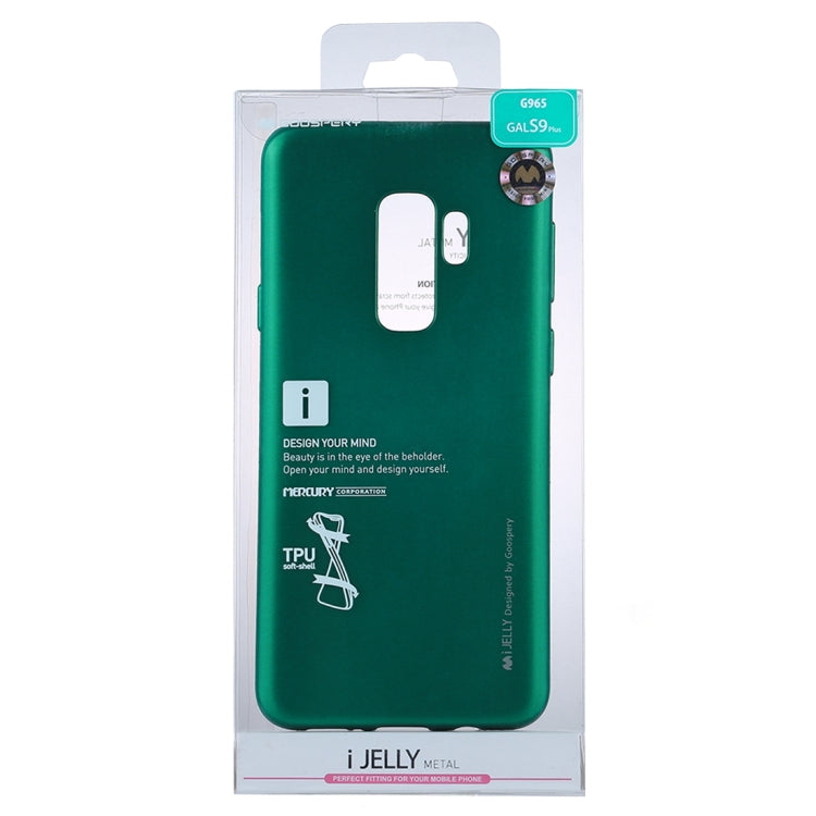 GOOSPERY I JELLY METAL for Galaxy S9+ TPU Full Coverage Soft Protective Back Case