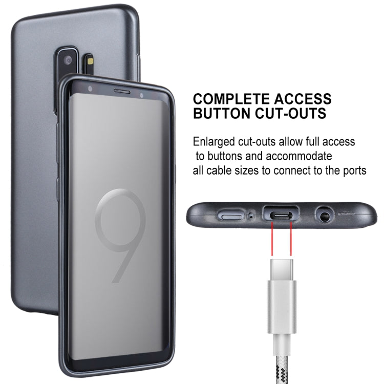 GOOSPERY I JELLY METAL for Galaxy S9+ TPU Full Coverage Soft Protective Back Case