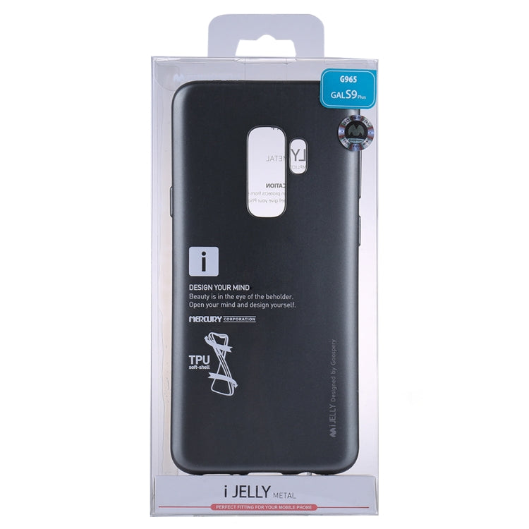 GOOSPERY I JELLY METAL for Galaxy S9+ TPU Full Coverage Soft Protective Back Case