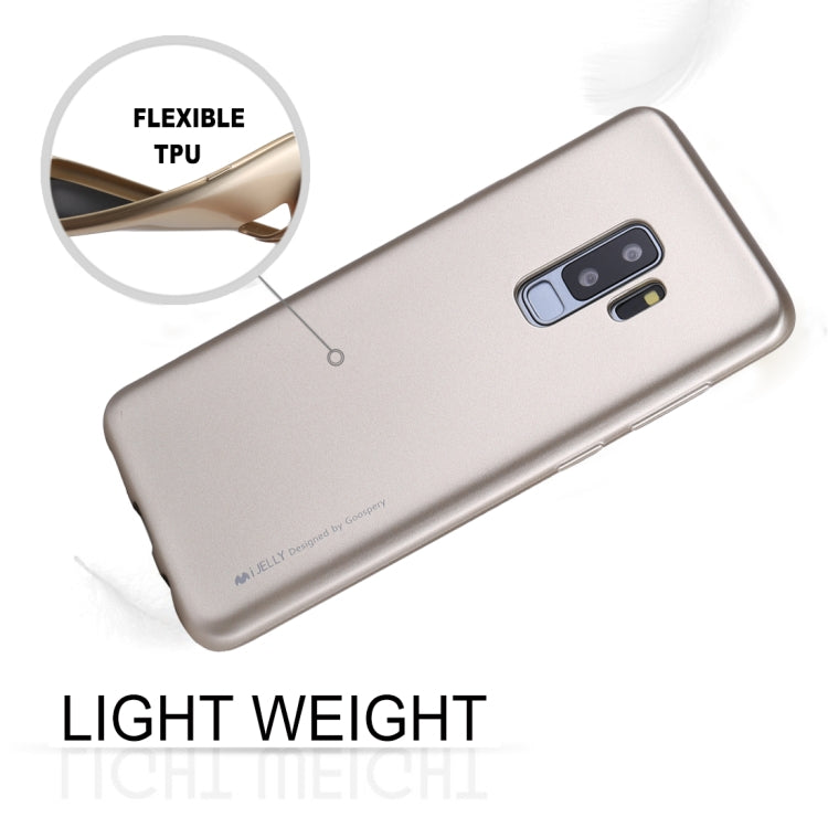 GOOSPERY I JELLY METAL for Galaxy S9+ TPU Full Coverage Soft Protective Back Case