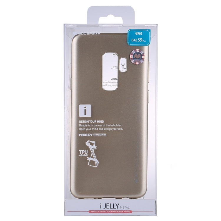GOOSPERY I JELLY METAL for Galaxy S9+ TPU Full Coverage Soft Protective Back Case