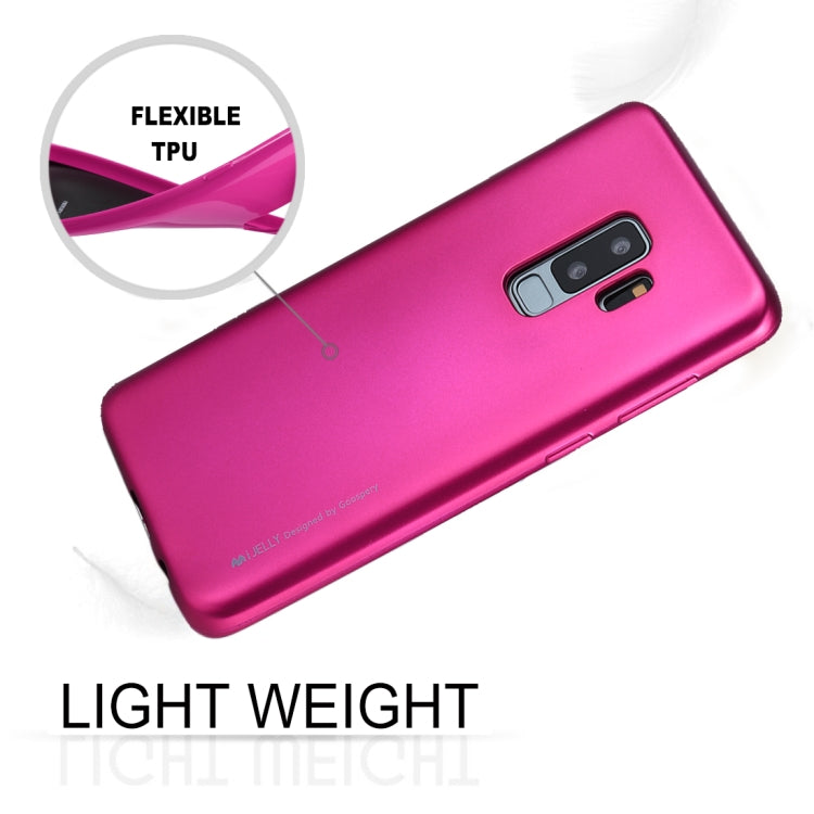 GOOSPERY I JELLY METAL for Galaxy S9+ TPU Full Coverage Soft Protective Back Case
