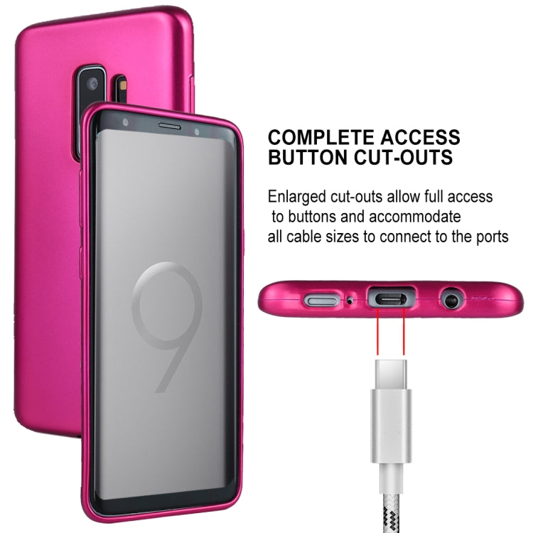 GOOSPERY I JELLY METAL for Galaxy S9+ TPU Full Coverage Soft Protective Back Case