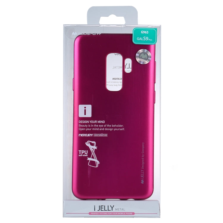 GOOSPERY I JELLY METAL for Galaxy S9+ TPU Full Coverage Soft Protective Back Case