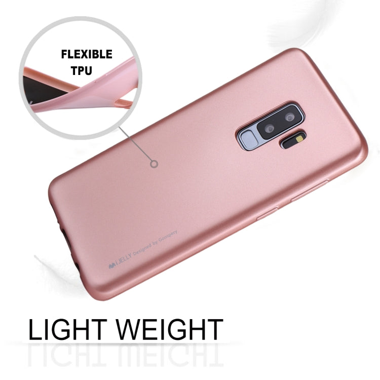 GOOSPERY I JELLY METAL for Galaxy S9+ TPU Full Coverage Soft Protective Back Case