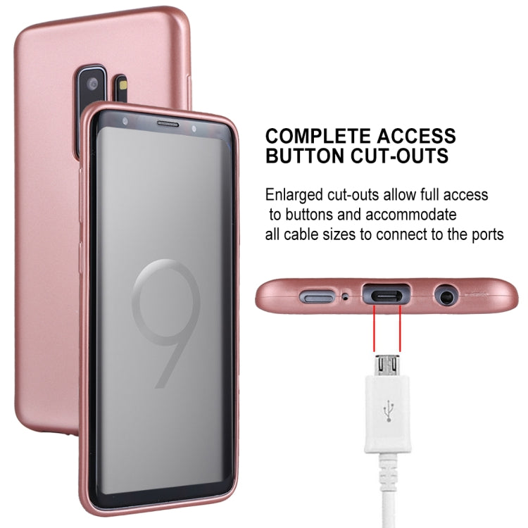 GOOSPERY I JELLY METAL for Galaxy S9+ TPU Full Coverage Soft Protective Back Case