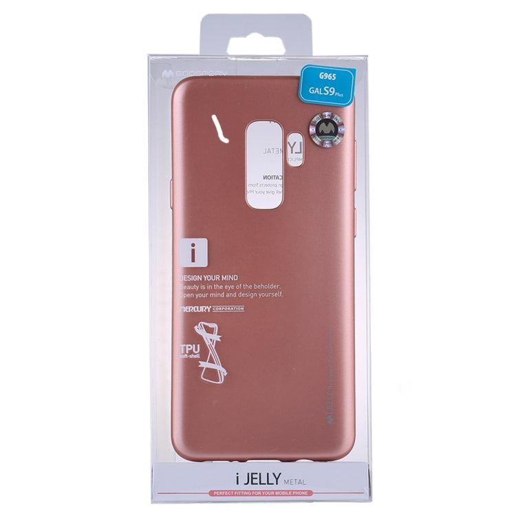 GOOSPERY I JELLY METAL for Galaxy S9+ TPU Full Coverage Soft Protective Back Case