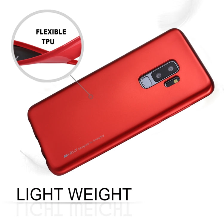 GOOSPERY I JELLY METAL for Galaxy S9+ TPU Full Coverage Soft Protective Back Case