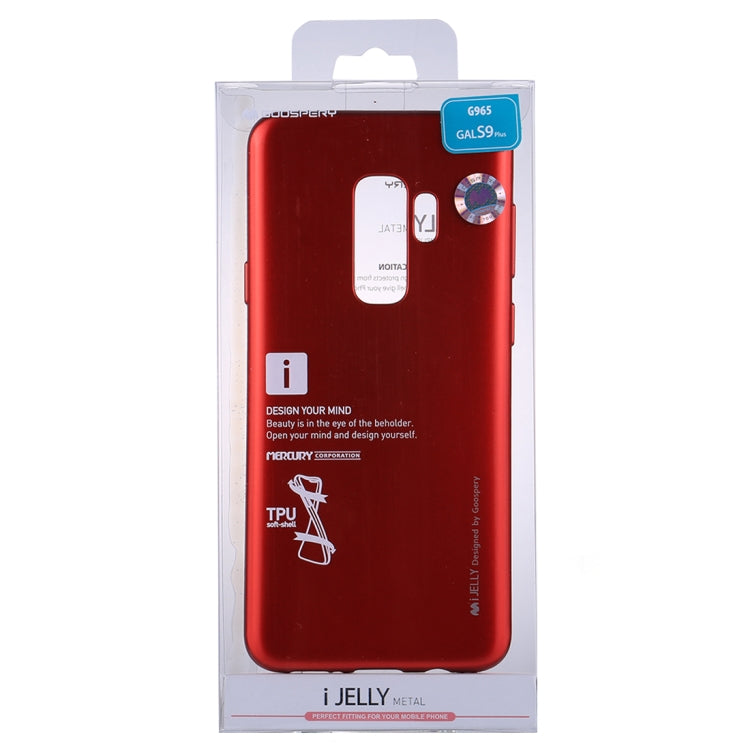 GOOSPERY I JELLY METAL for Galaxy S9+ TPU Full Coverage Soft Protective Back Case