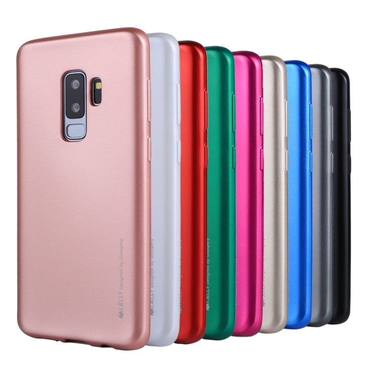 GOOSPERY I JELLY METAL for Galaxy S9+ TPU Full Coverage Soft Protective Back Case