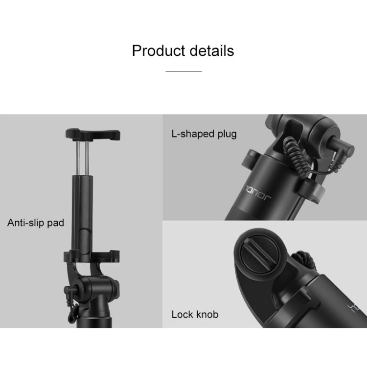 Honor Lite AF111 Mobile Phone Adjustable Selfie Stick(Black)