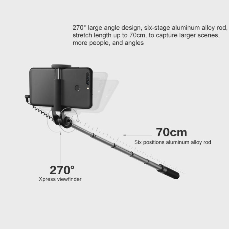 Honor Lite AF111 Mobile Phone Adjustable Selfie Stick(Black)