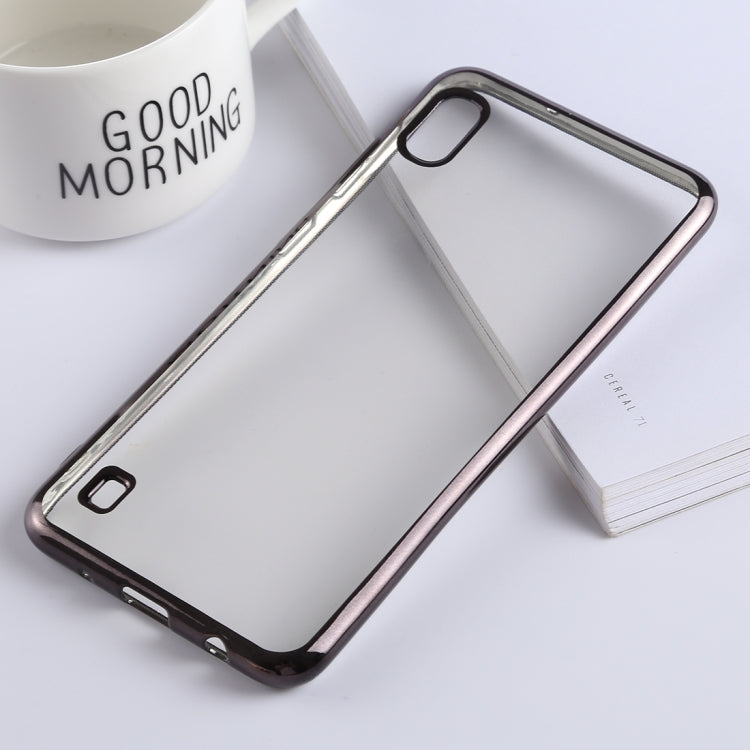 Ultra-thin Electroplating Soft TPU Protective Back Cover Case for Galaxy A10