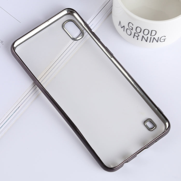 Ultra-thin Electroplating Soft TPU Protective Back Cover Case for Galaxy A10