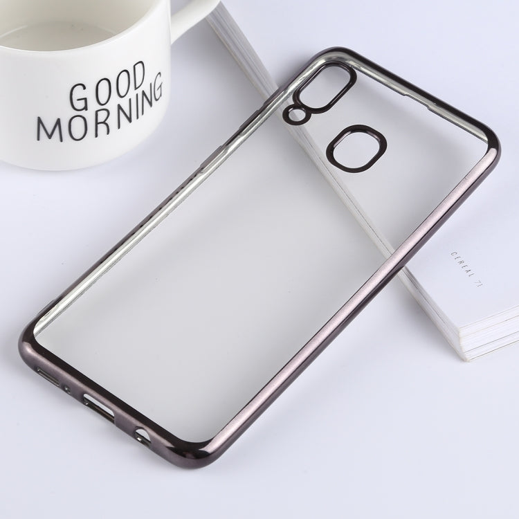 Ultra-thin Electroplating Soft TPU Protective Back Cover Case for Galaxy A20 / A30