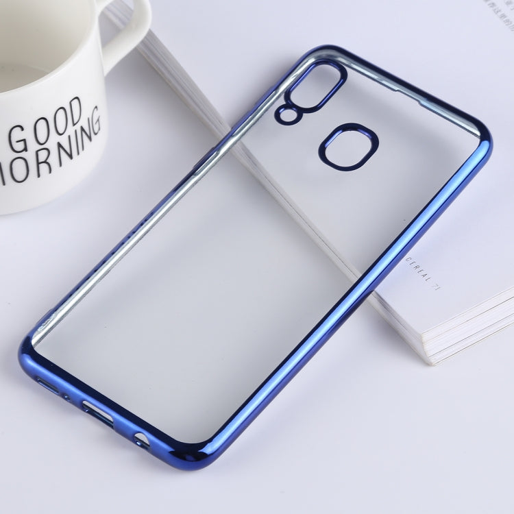 Ultra-thin Electroplating Soft TPU Protective Back Cover Case for Galaxy A20 / A30