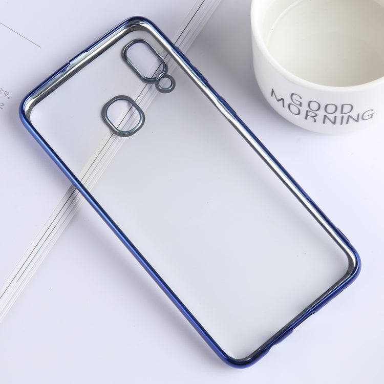 Ultra-thin Electroplating Soft TPU Protective Back Cover Case for Galaxy A20 / A30