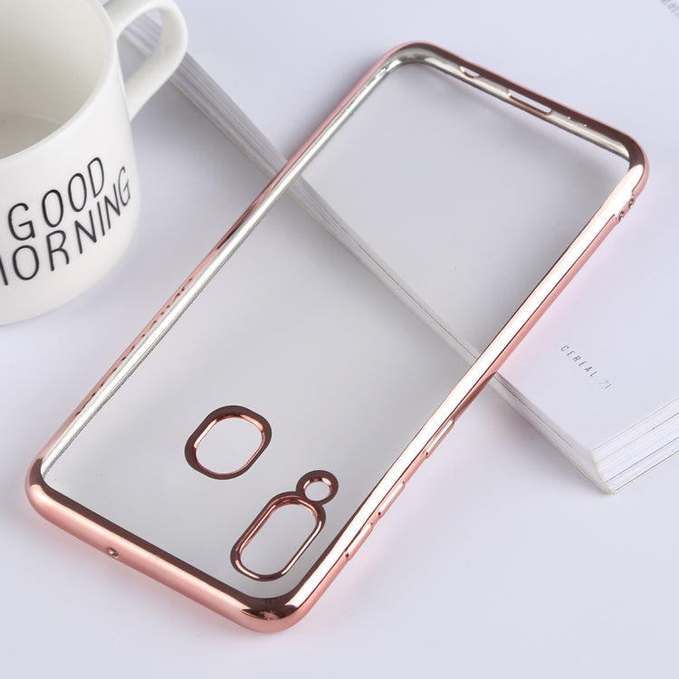 Ultra-thin Electroplating Soft TPU Protective Back Cover Case for Galaxy A20 / A30
