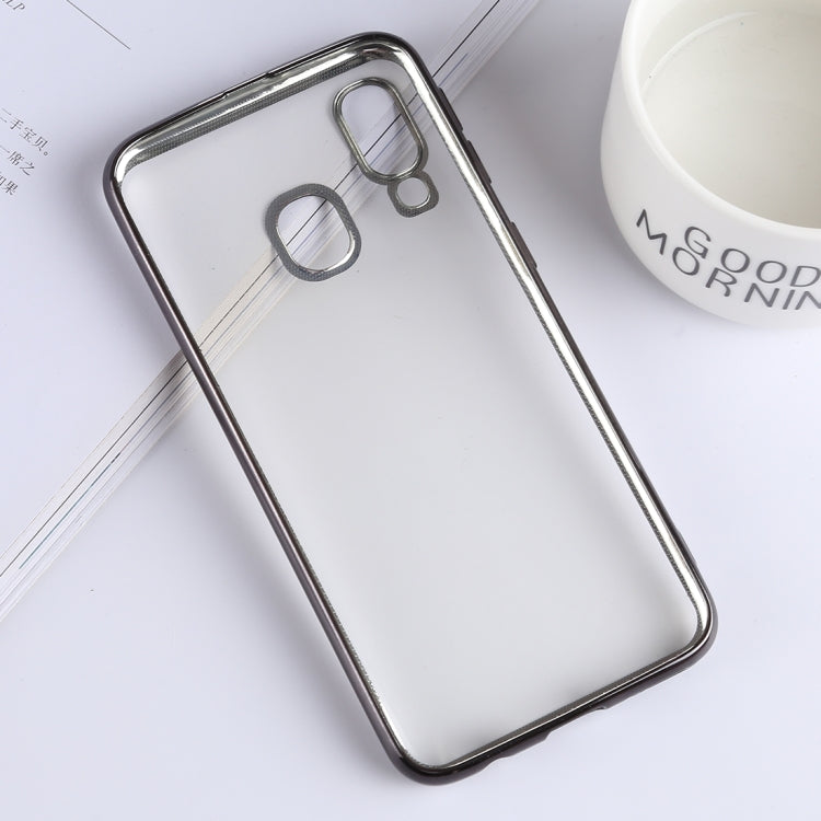 Ultra-thin Electroplating Soft TPU Protective Back Cover Case for Galaxy A40